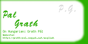pal grath business card